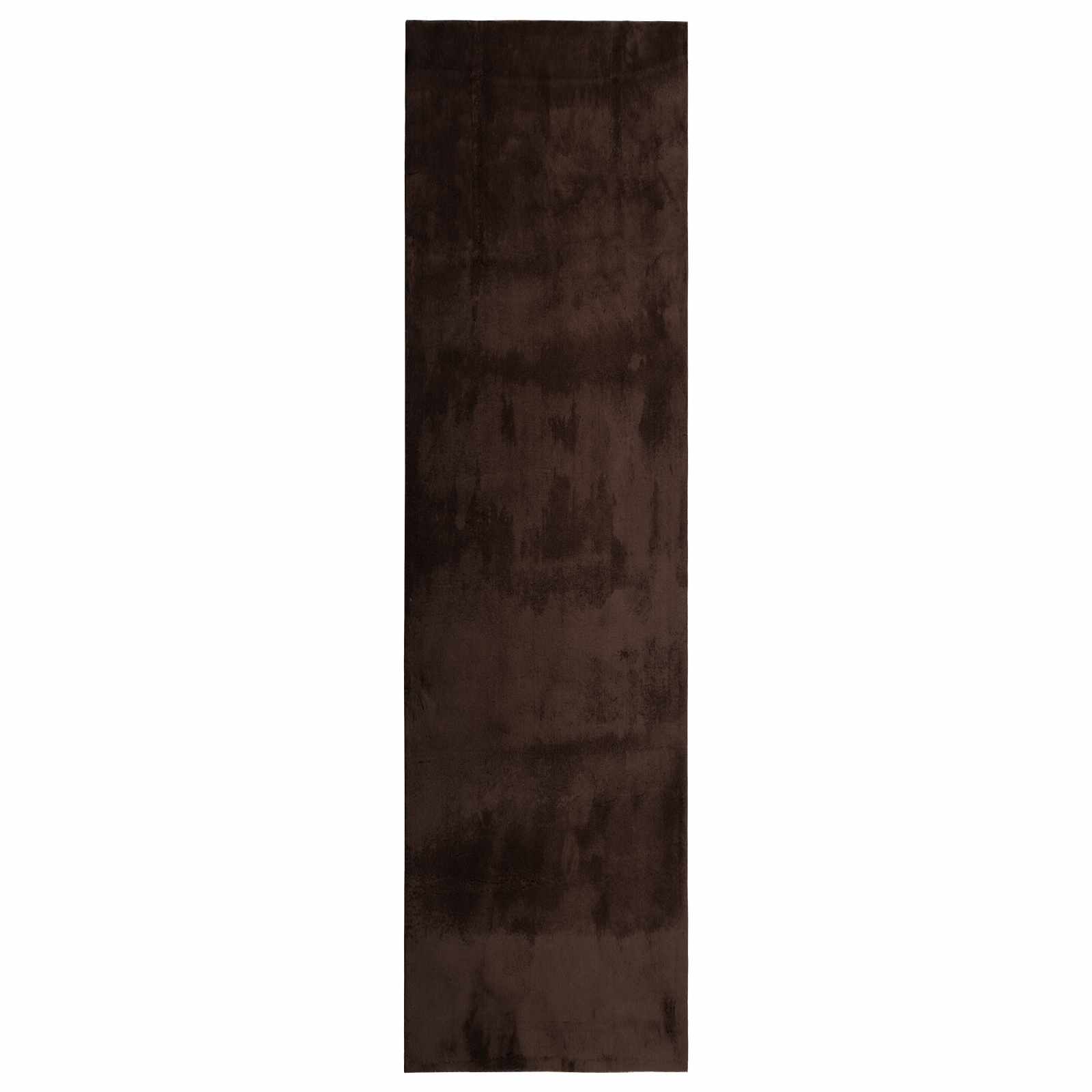 Medium pile zachte en wasbare tapijt HUARTE Bruin 750 x 80 cm
