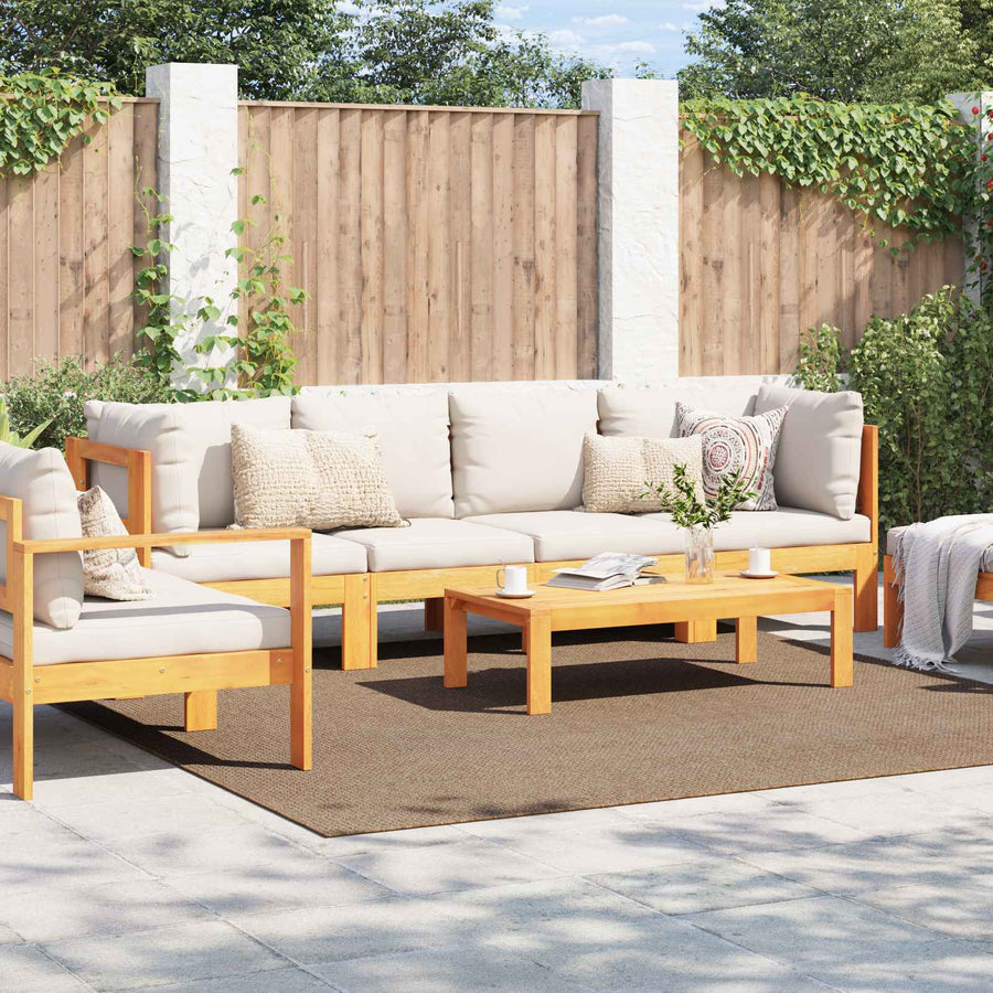 Vloerkleden Vierkant Naturel 240 x 240 cm