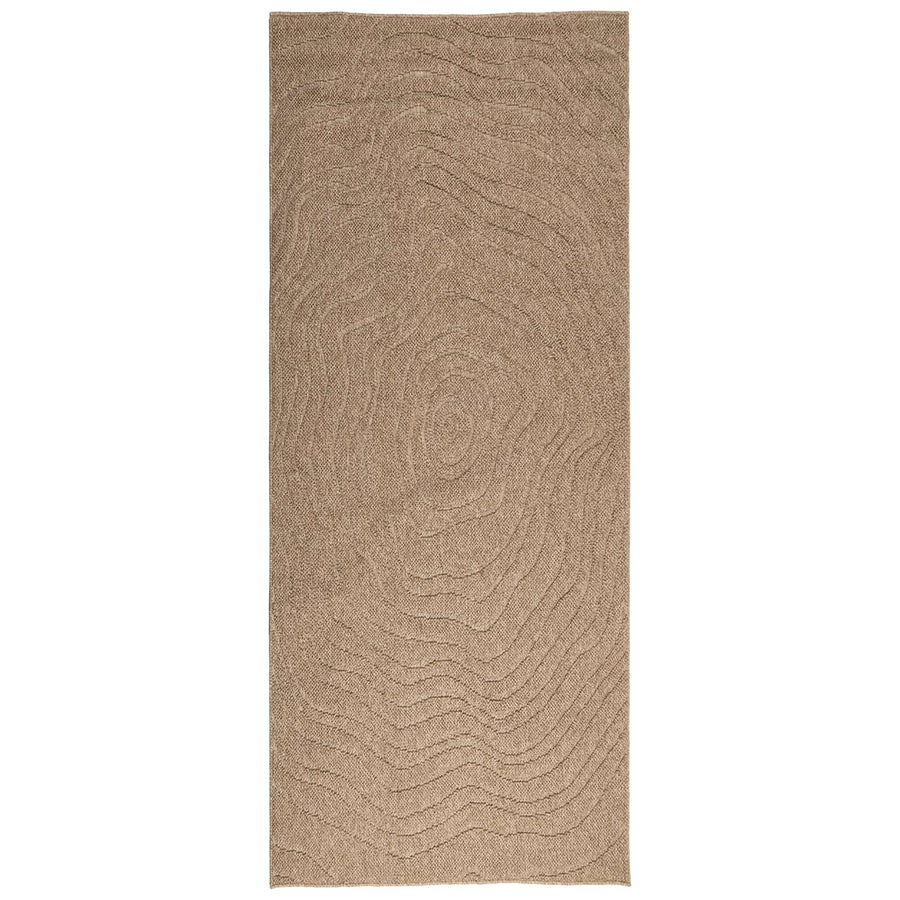 Vloerkleden Moiré Rechthoekig Naturel 150 x 80 cm