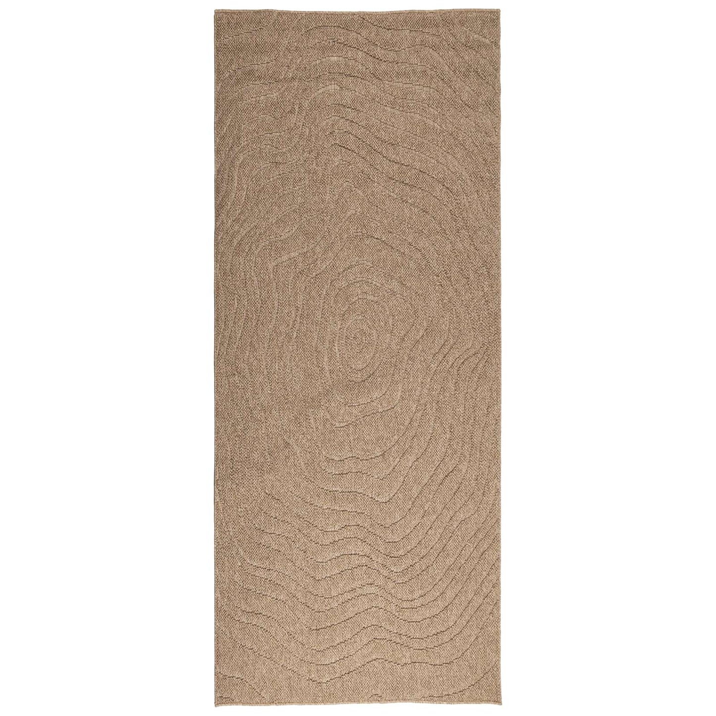 Vloerkleden Moiré Rechthoekig Naturel 200 x 80 cm