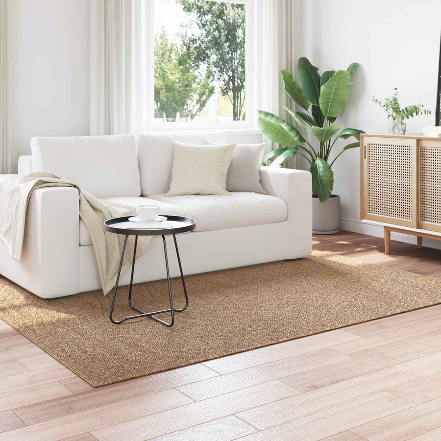 Vloerkleden Moiré Rechthoekig Naturel 170 x 120 cm