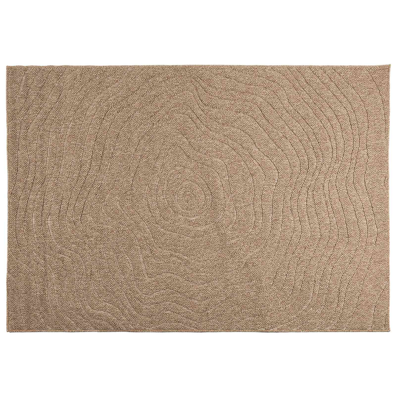 Vloerkleden Moiré Rechthoekig Naturel 170 x 120 cm
