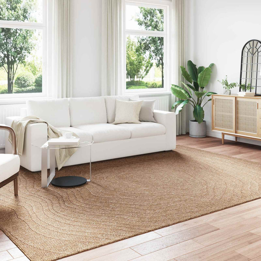 Vloerkleden Moiré Rechthoekig Naturel 280 x 200 cm