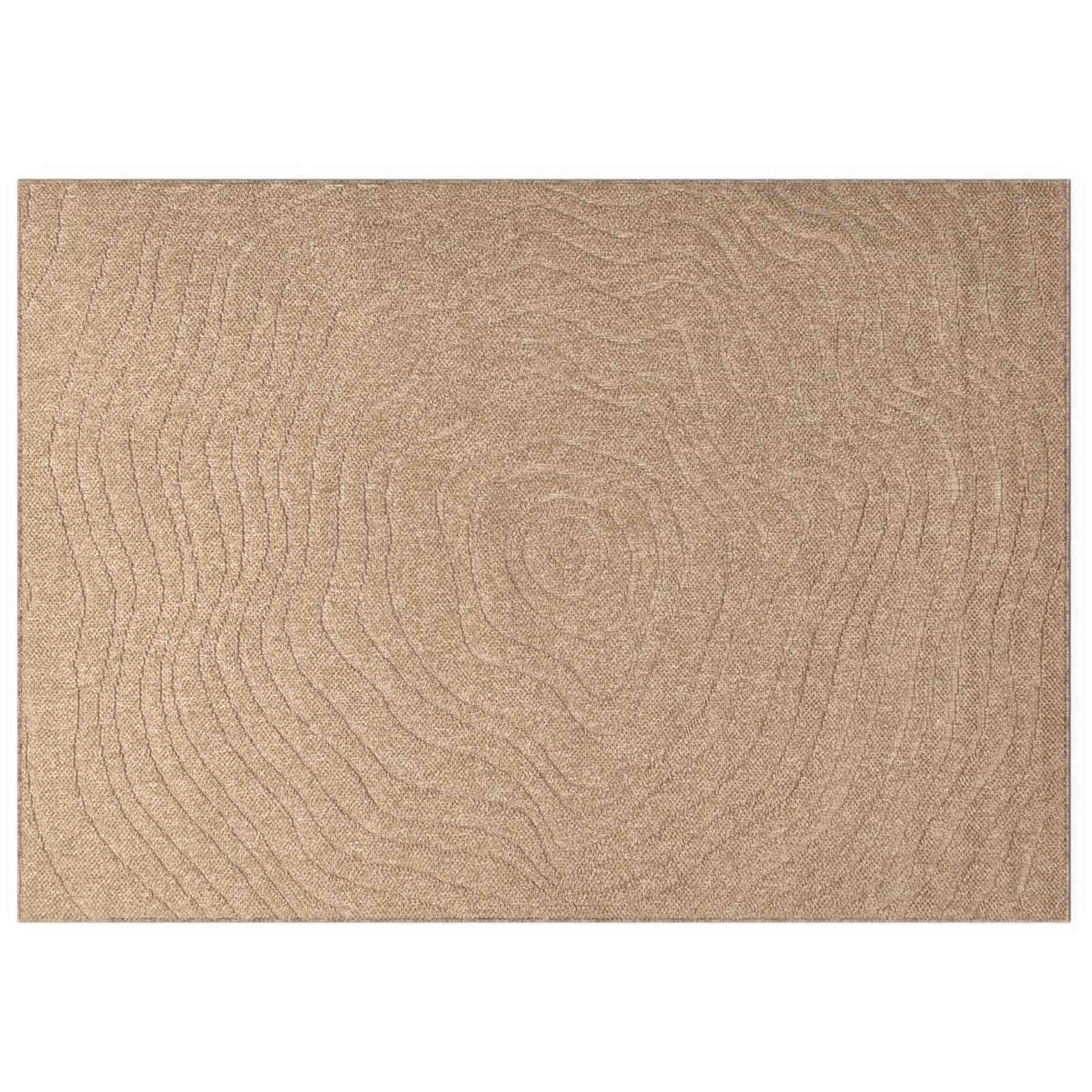 Vloerkleden Moiré Rechthoekig Naturel 340 x 240 cm