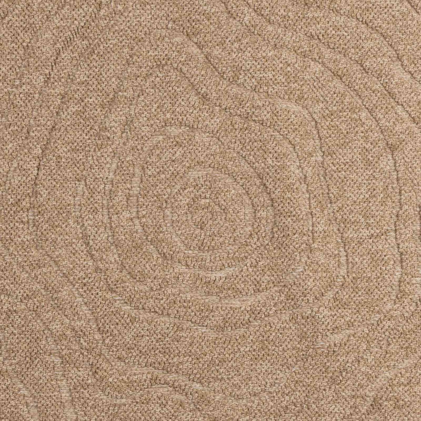 Vloerkleden Moiré Vierkant Naturel 120 x 120 cm