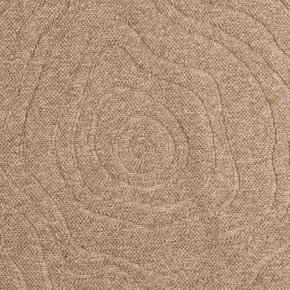 Vloerkleden Moiré Vierkant Naturel 120 x 120 cm