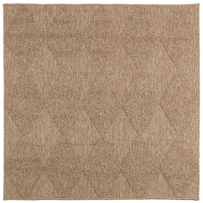 Vloerkleden Vierkant Naturel 200 x 200 cm