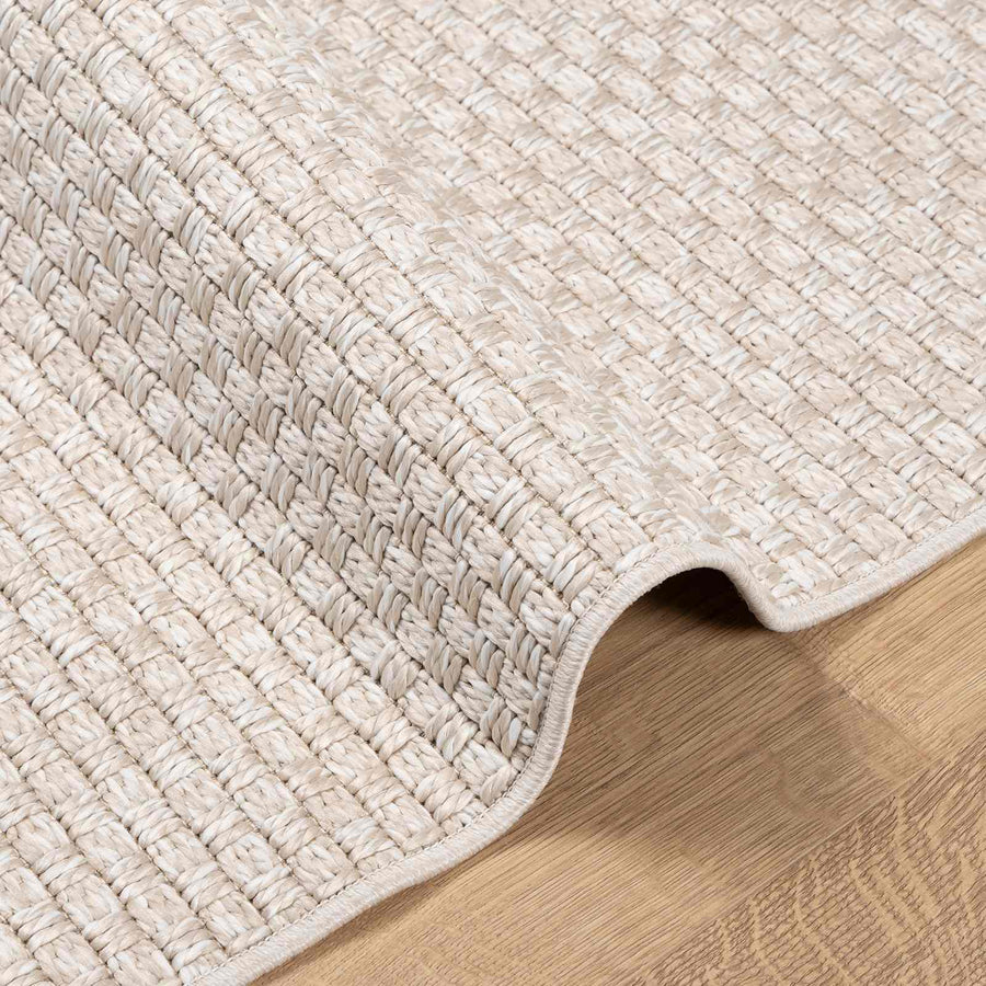 Vloerkleden Vierkant Crème 200 x 200 cm