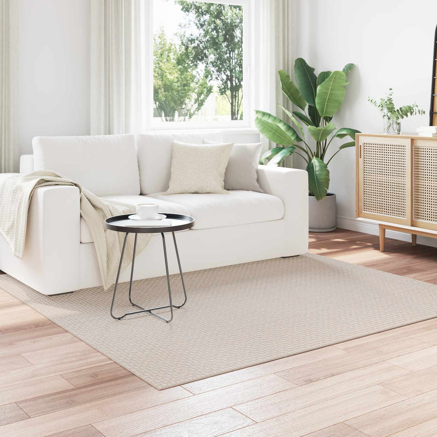 Vloerkleden Vierkant Crème 200 x 200 cm