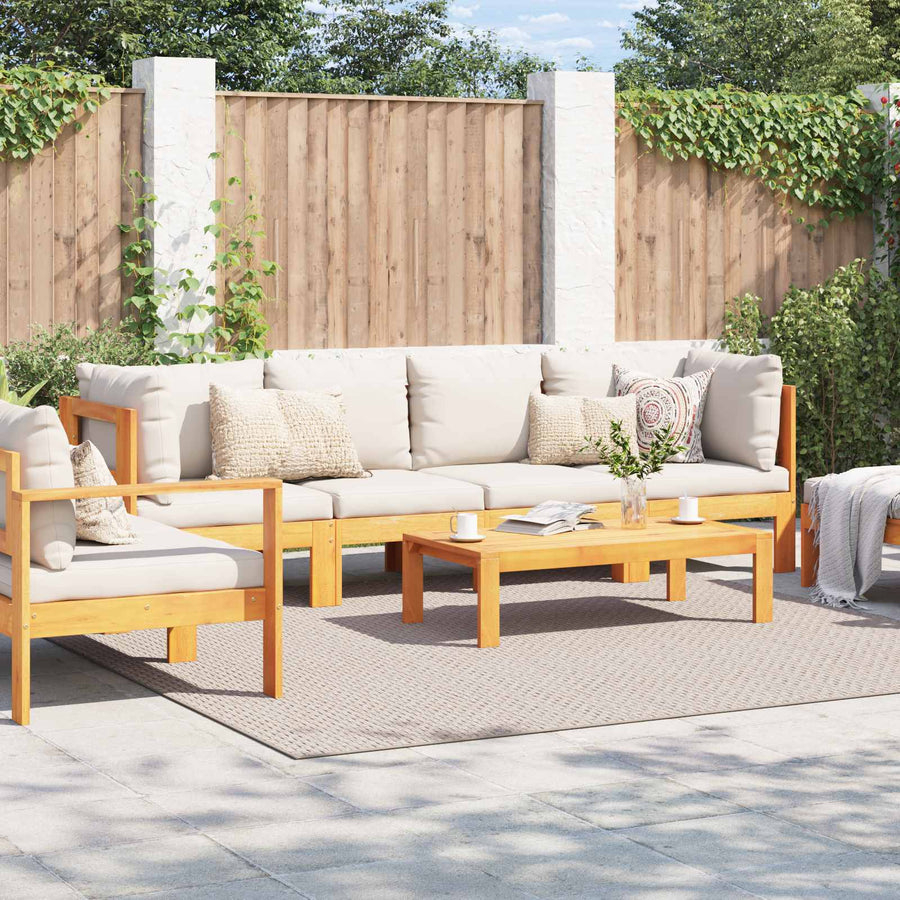 Vloerkleden Vierkant Crème 240 x 240 cm