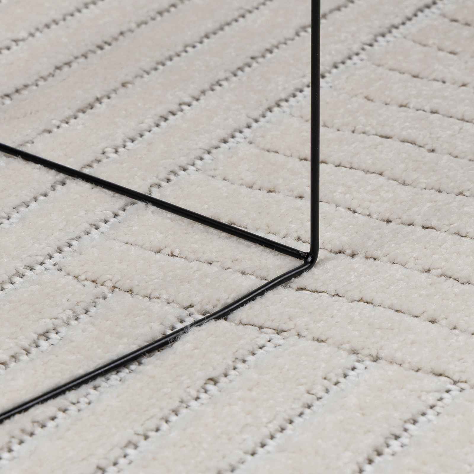 Vloerkleden Rechthoekig Crème 200 x 80 cm