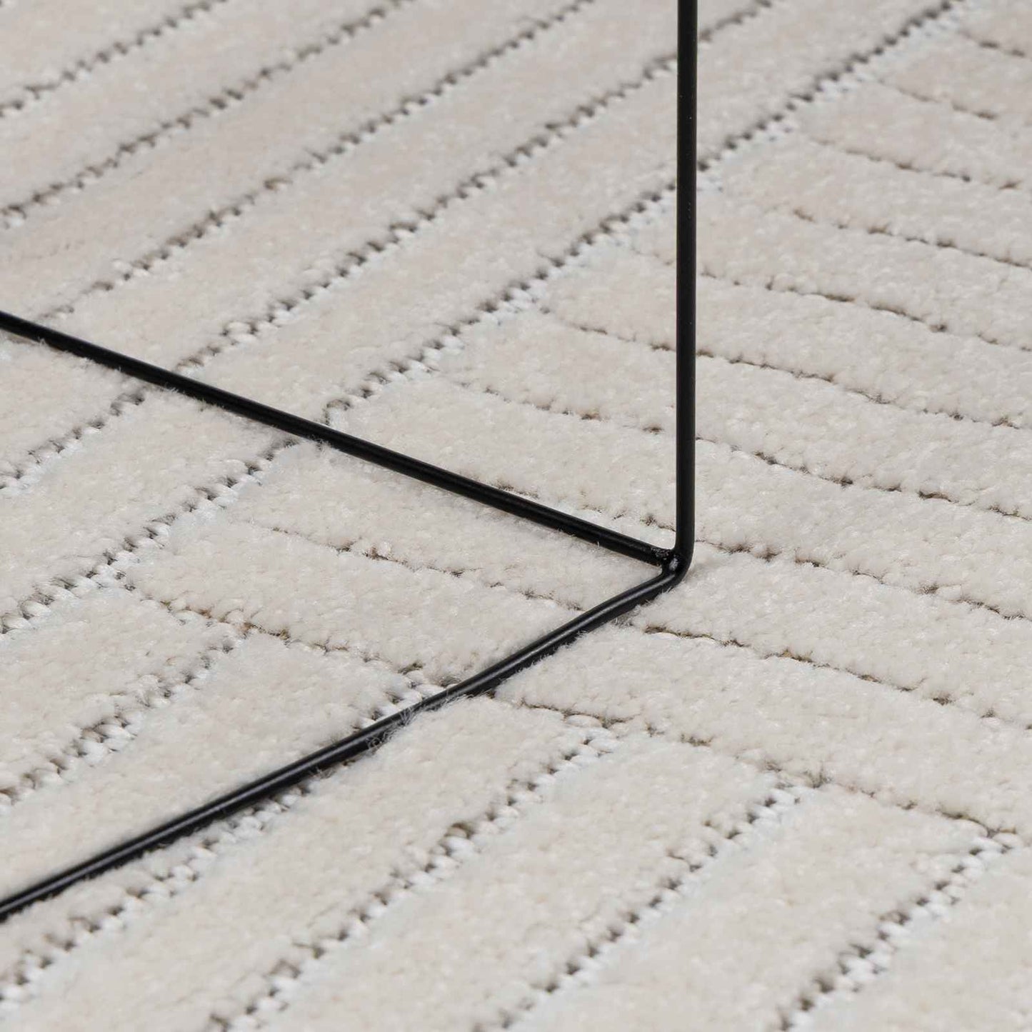 Vloerkleden Rechthoekig Crème 200 x 140 cm