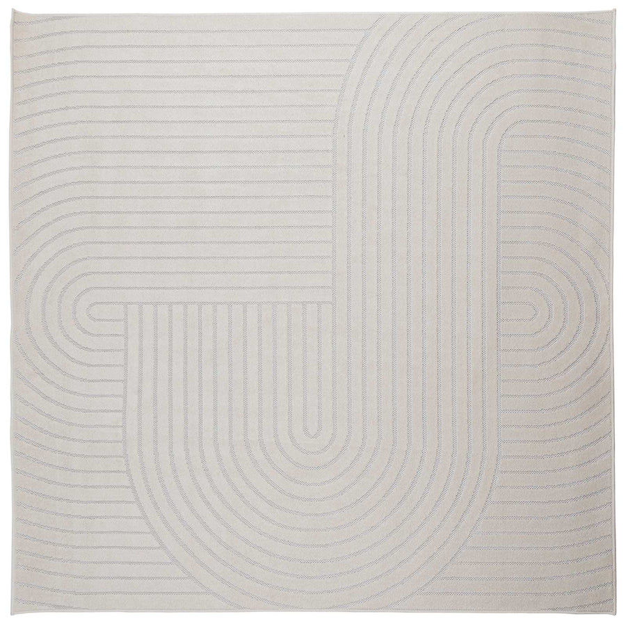 Vloerkleden Vierkant Crème 120 x 120 cm