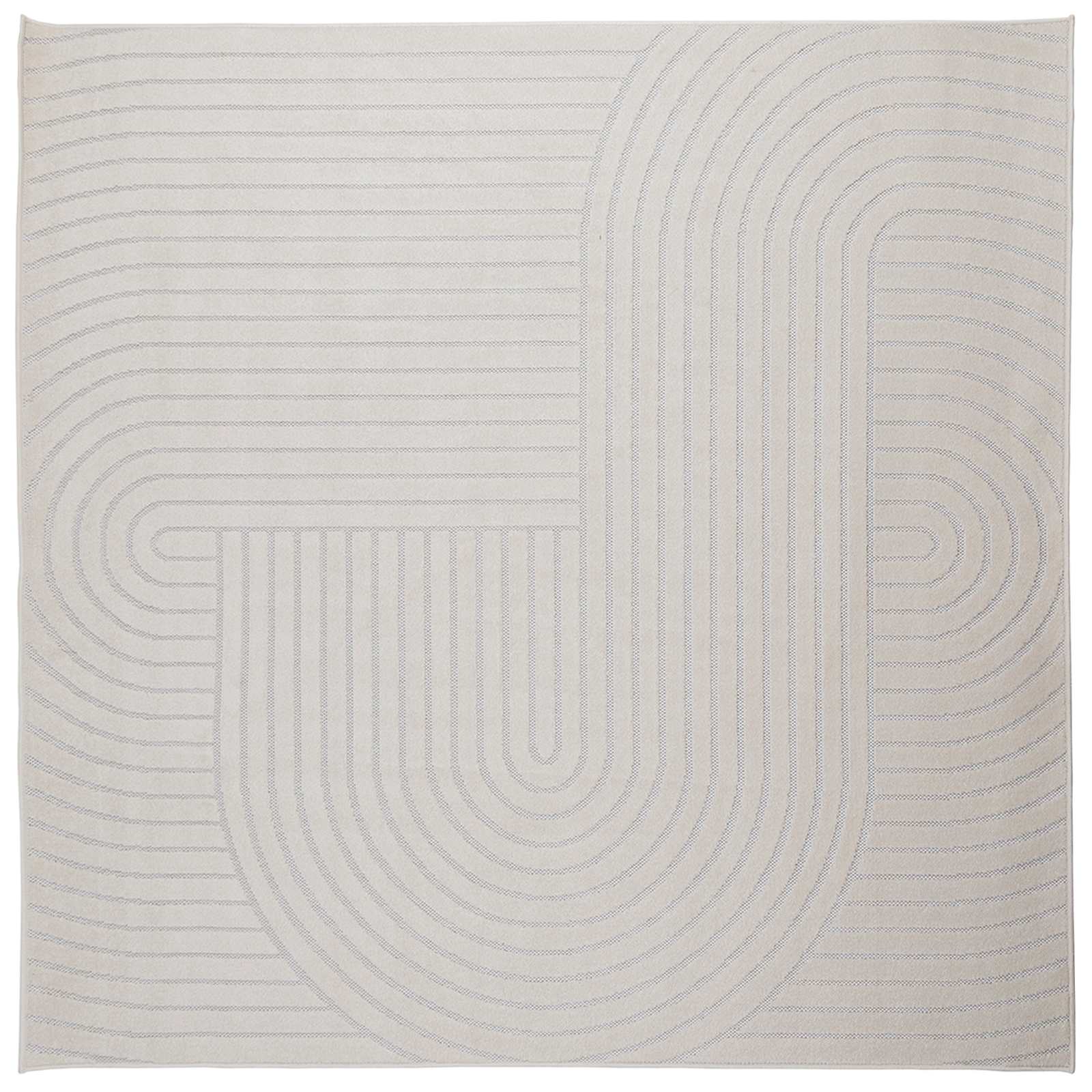 Vloerkleden Vierkant Crème 200 x 200 cm