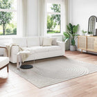 Rugs Square PALMERAS Cream 240 x 240 cm Polyester
