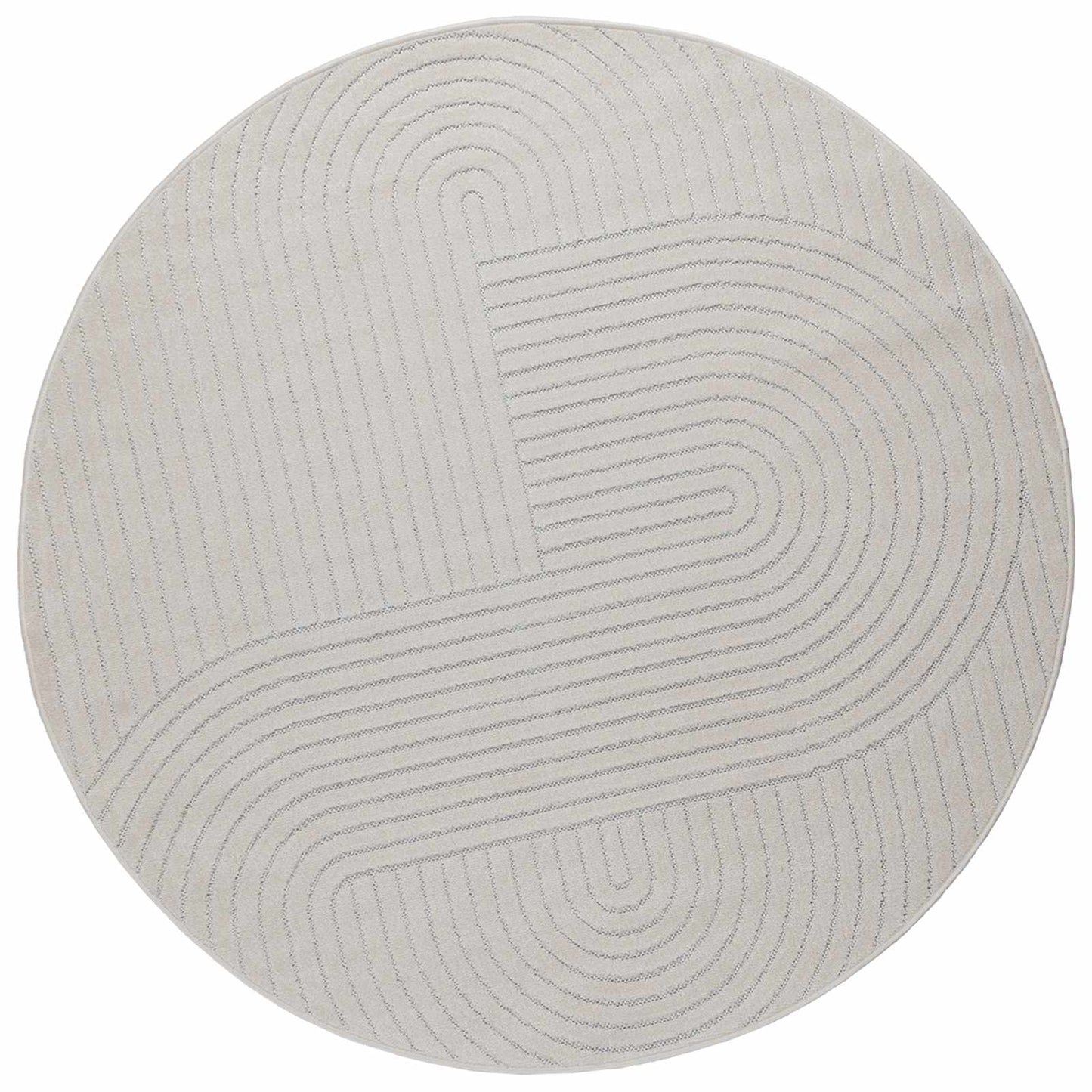 Vloerkleden Rond Crème Ø 120 CM