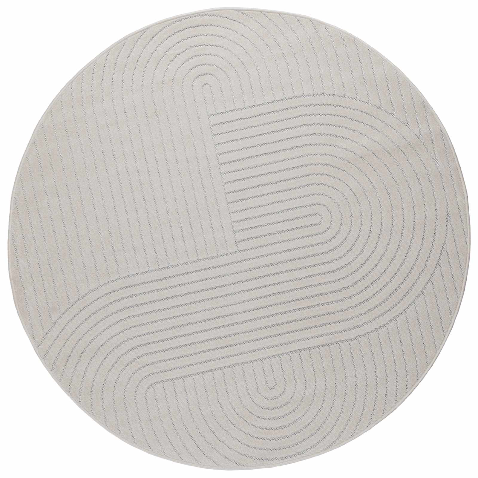 Vloerkleden Rond Crème Ø 200 CM