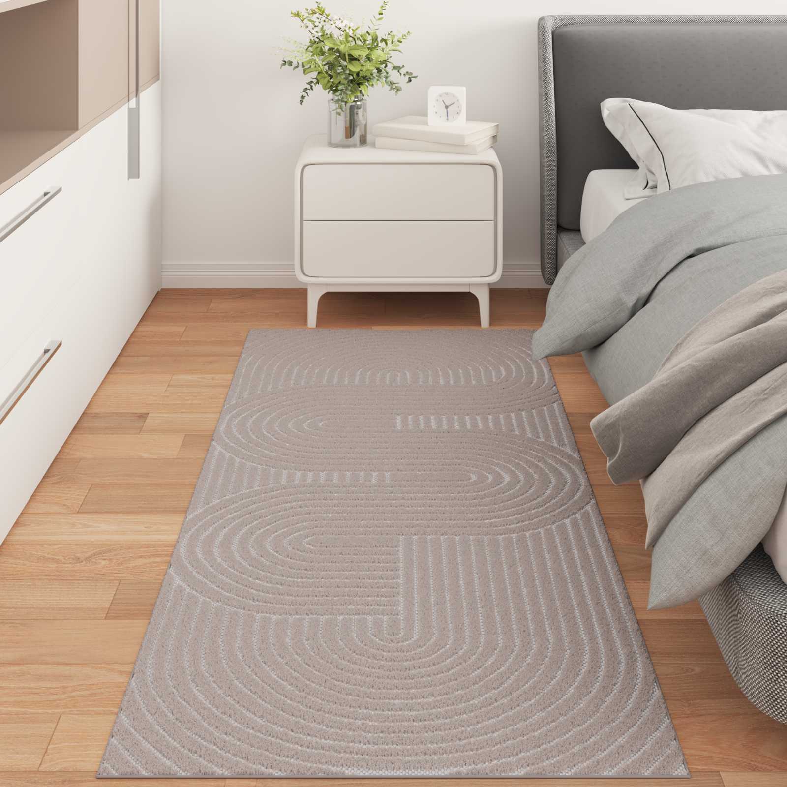 Vloerkleden Rechthoekig Beige 150 x 80 cm