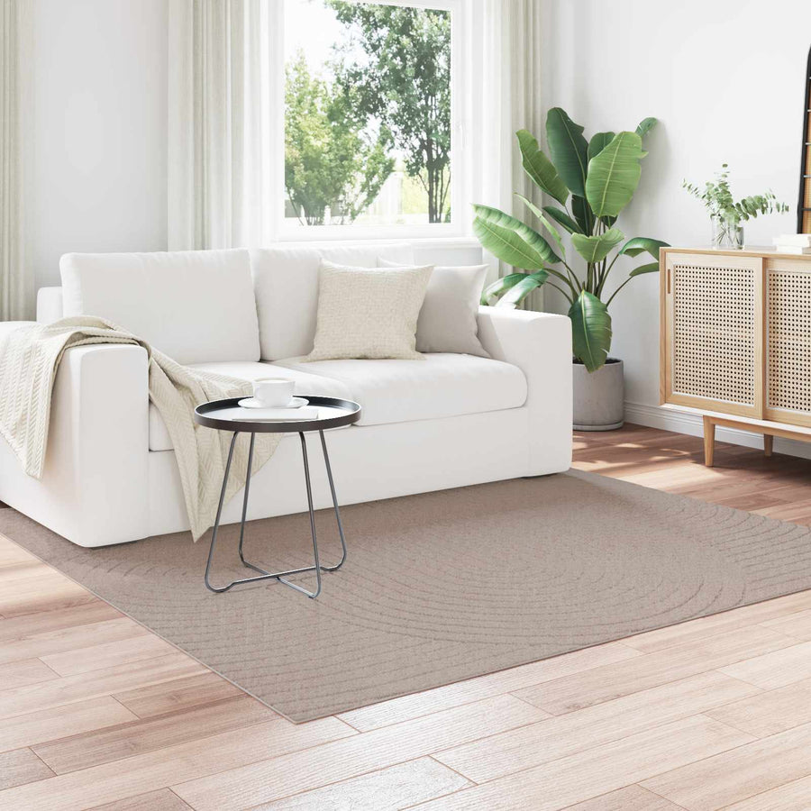 Vloerkleden Vierkant Beige 120 x 120 cm