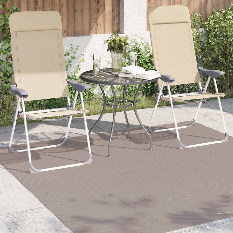 Vloerkleden Vierkant Beige 120 x 120 cm