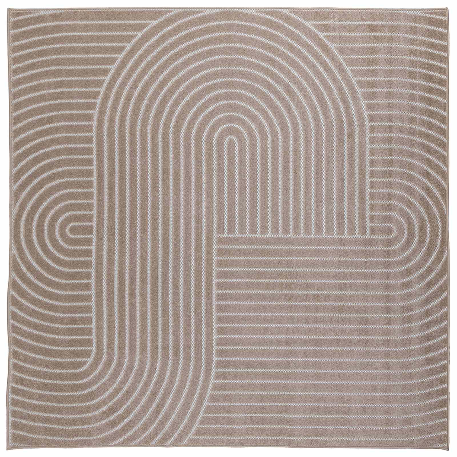 Vloerkleden Vierkant Beige 240 x 240 cm