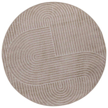 Vloerkleden Rond Beige Ø 160 CM