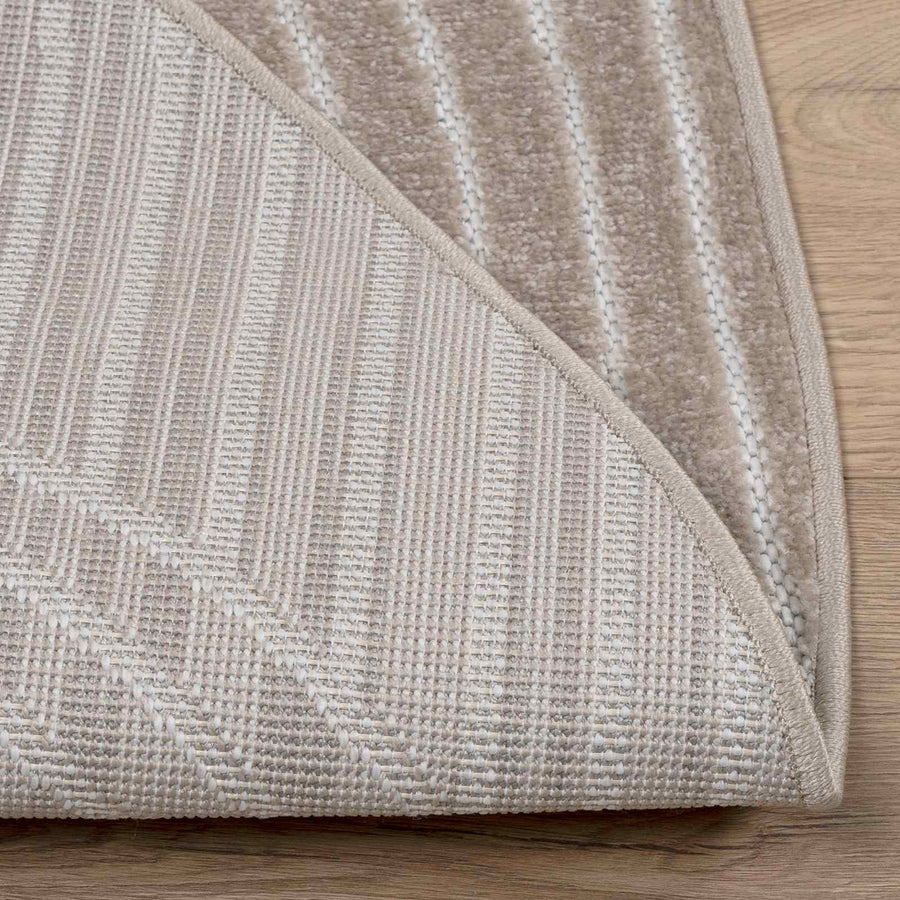 Vloerkleden Rond Beige Ø 200 CM
