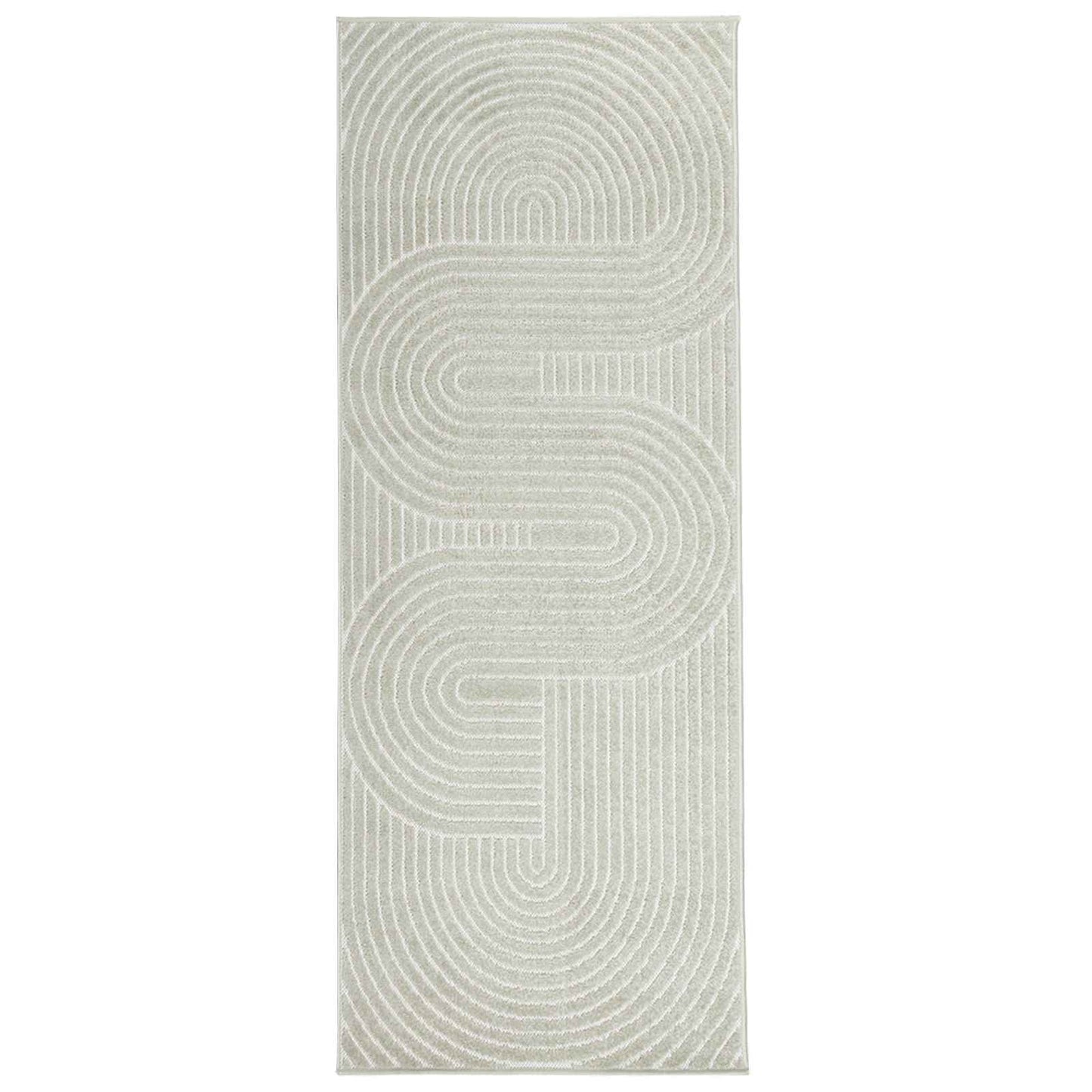 Vloerkleden Rechthoekig HUARTE Groen 200 x 80 cm Polyester