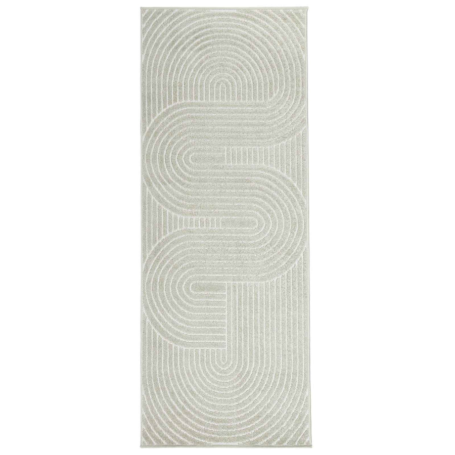 Vloerkleden Rechthoekig HUARTE Groen 200 x 80 cm Polyester