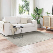 Vloerkleed groen 200 x 200 cm polyester