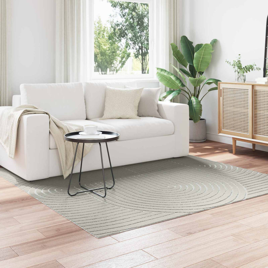 Vloerkleden Vierkant HUARTE Groen 200 x 200 cm Polyester