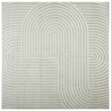 Vloerkleden Vierkant HUARTE Groen 200 x 200 cm Polyester