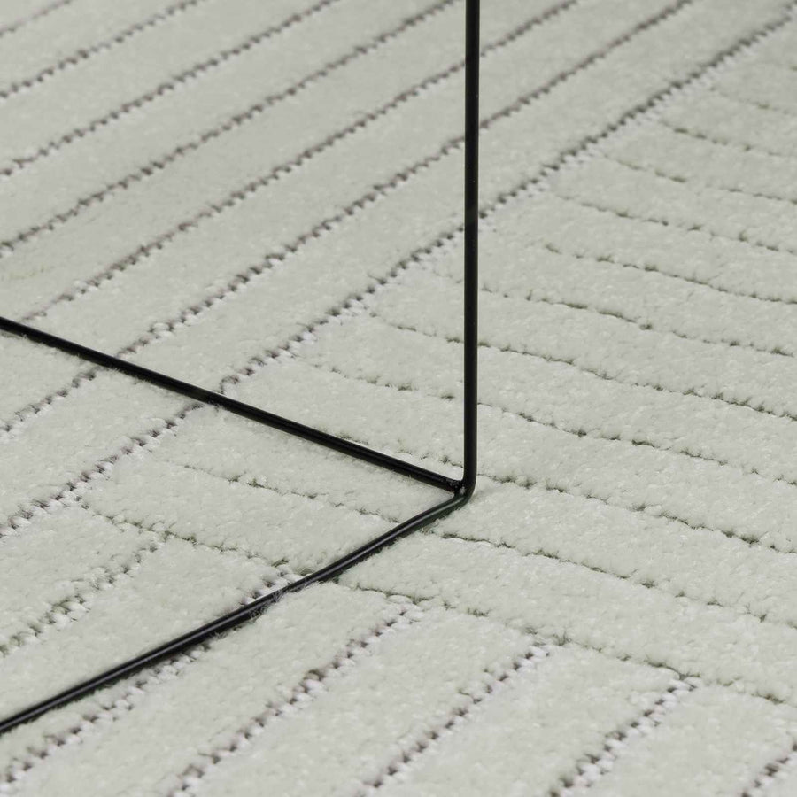Vloerkleden Vierkant HUARTE Groen 240 x 240 cm Polyester
