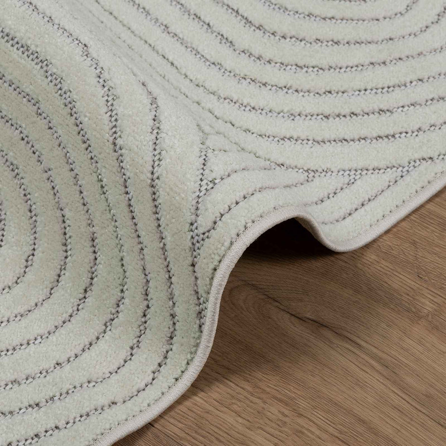 Vloerkleden Vierkant HUARTE Groen 240 x 240 cm Polyester