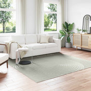 Vloerkleed vierkant 240x240 cm groen polyester