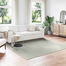 Vloerkleden Vierkant HUARTE Groen 240 x 240 cm Polyester