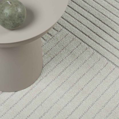 Vloerkleden Rond HUARTE Groen Ø 120 CM Polyester