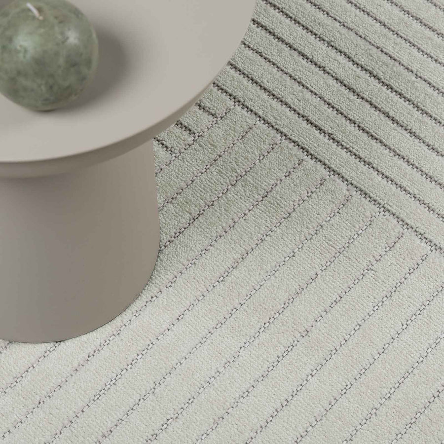 Vloerkleden Rond HUARTE Groen Ø 120 CM Polyester