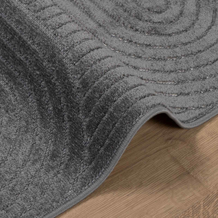 Vloerkleden Rechthoekig Antraciet 170 x 120 cm