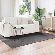 Vloerkleed 200x140 cm antraciet polyester