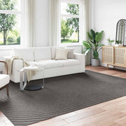 Vloerkleed antraciet 280x200 cm polyester