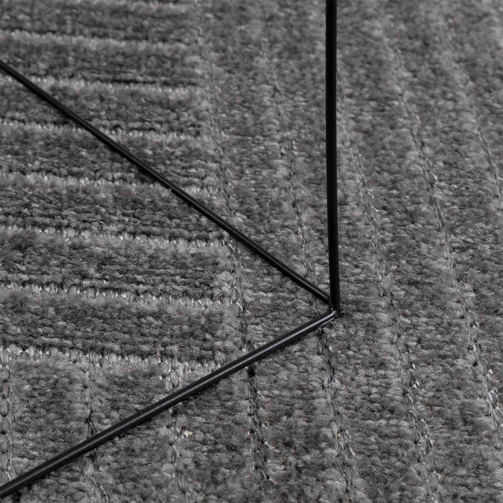 Vloerkleden Vierkant Antraciet 200 x 200 cm