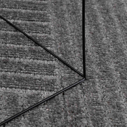 Vloerkleden Vierkant Antraciet 200 x 200 cm