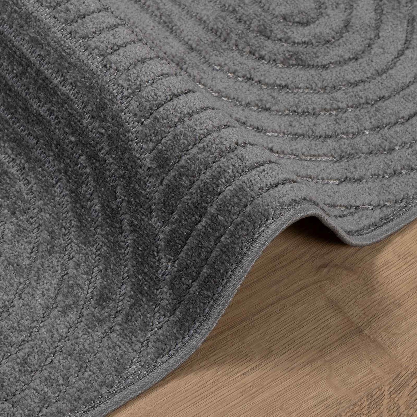 Vloerkleden Vierkant Antraciet 200 x 200 cm