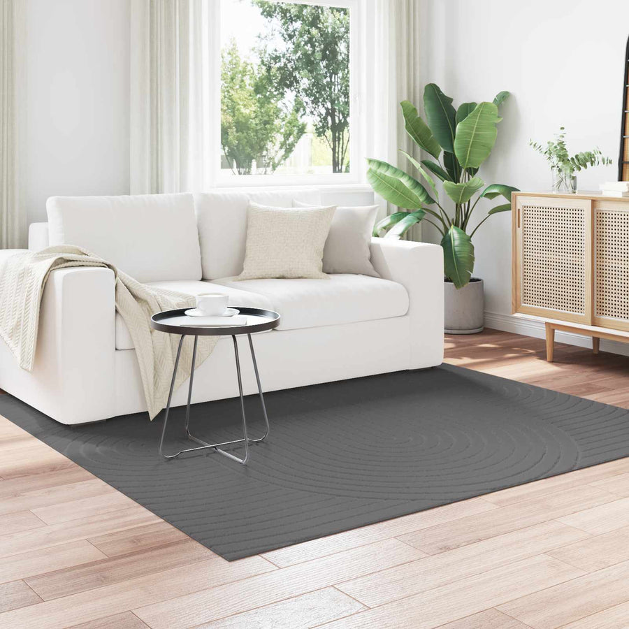 Vloerkleden Vierkant Antraciet 200 x 200 cm