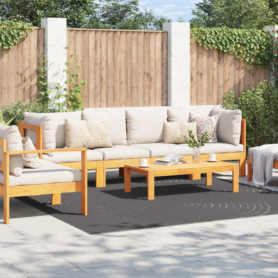 Vloerkleden Vierkant Antraciet 240 x 240 cm