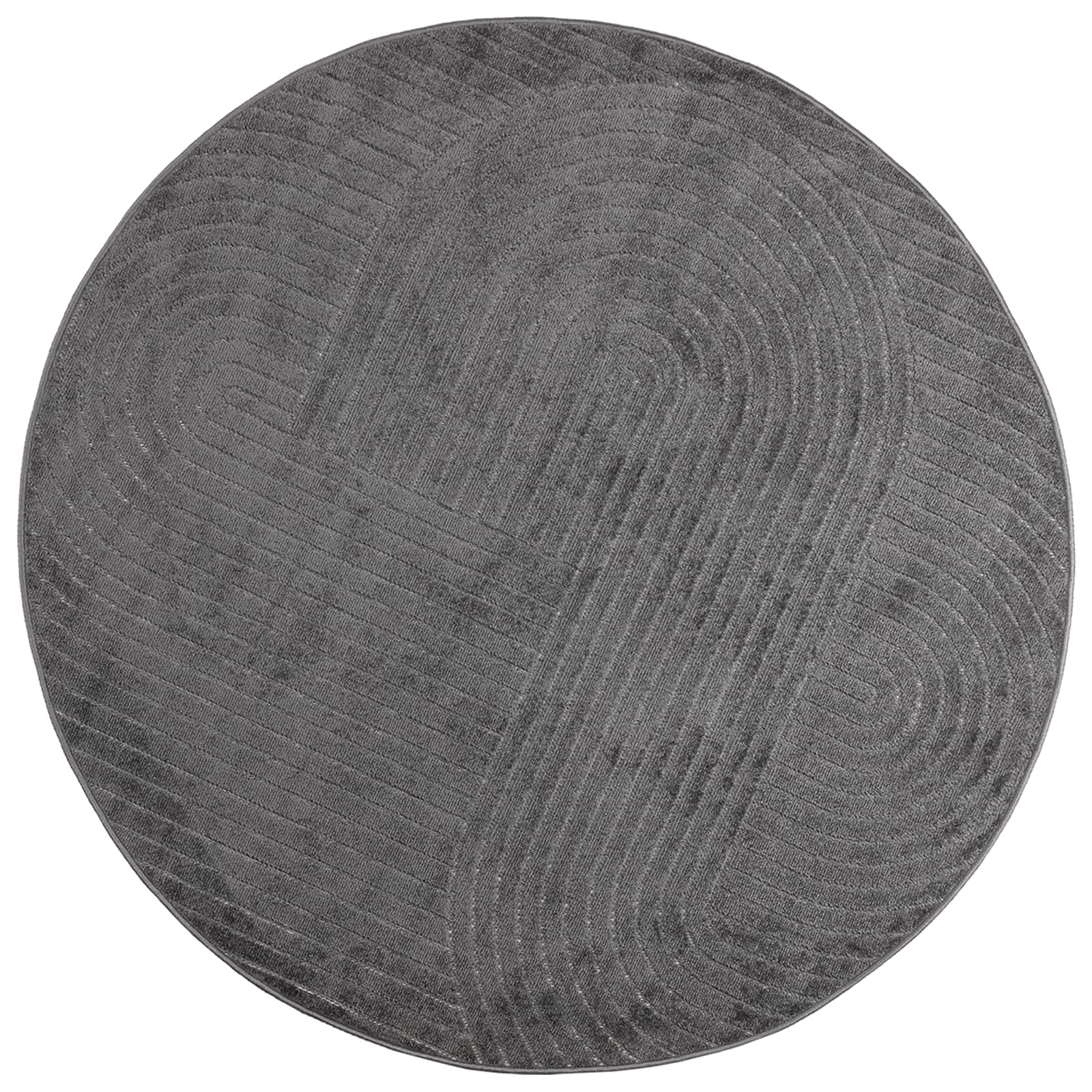 Vloerkleden Rond Antraciet Ø 120 CM
