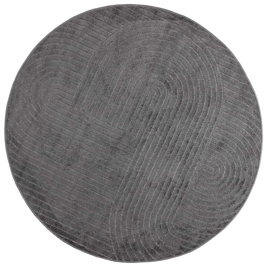 Vloerkleden Rond Antraciet Ø 120 CM