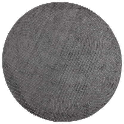 Vloerkleden Rond Antraciet Ø 200 CM