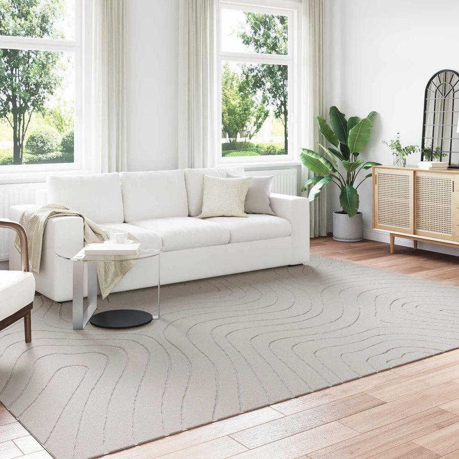 Vloerkleden Rechthoekig Crème 340 x 240 cm